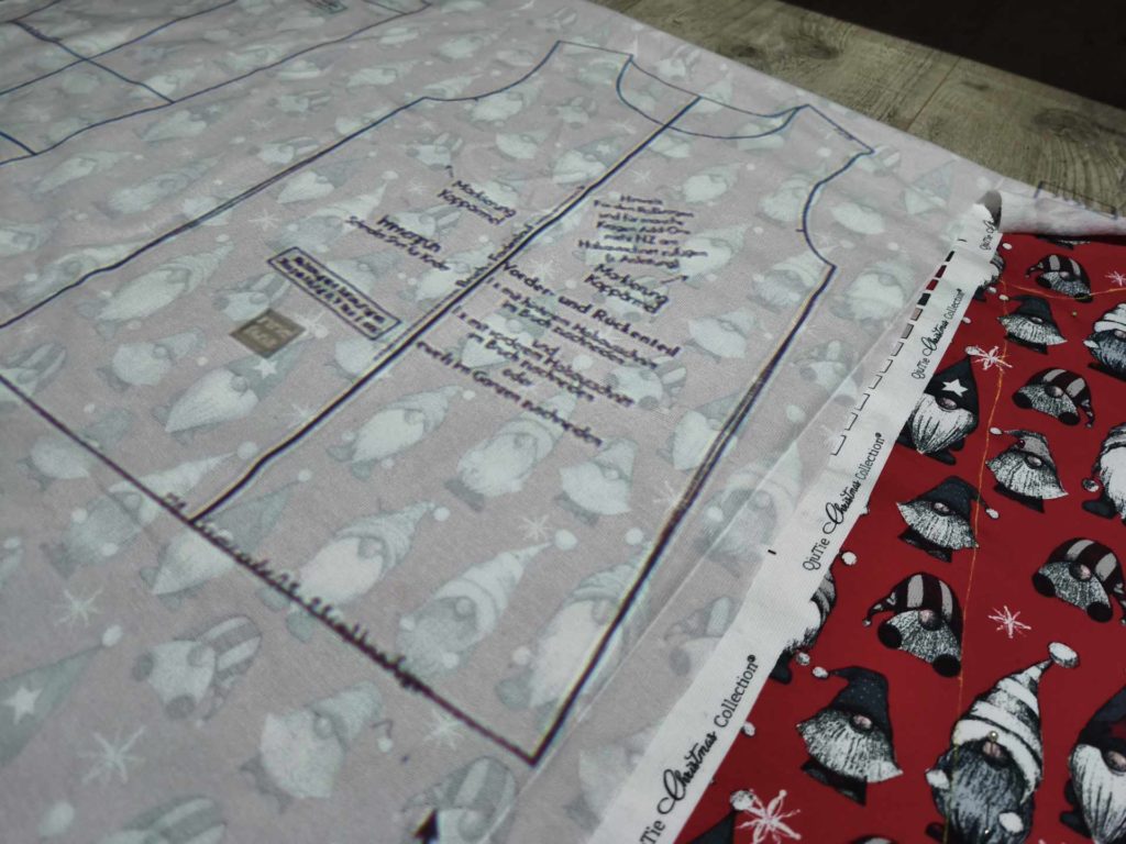 Zuschnitt mit dem Beamer