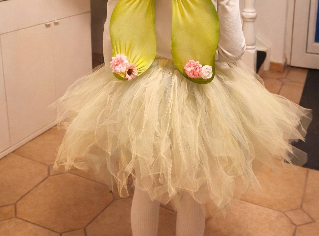 Der Rock für das Kostüm der Frühlingsfee