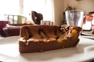 Clafoutis angeschnitten