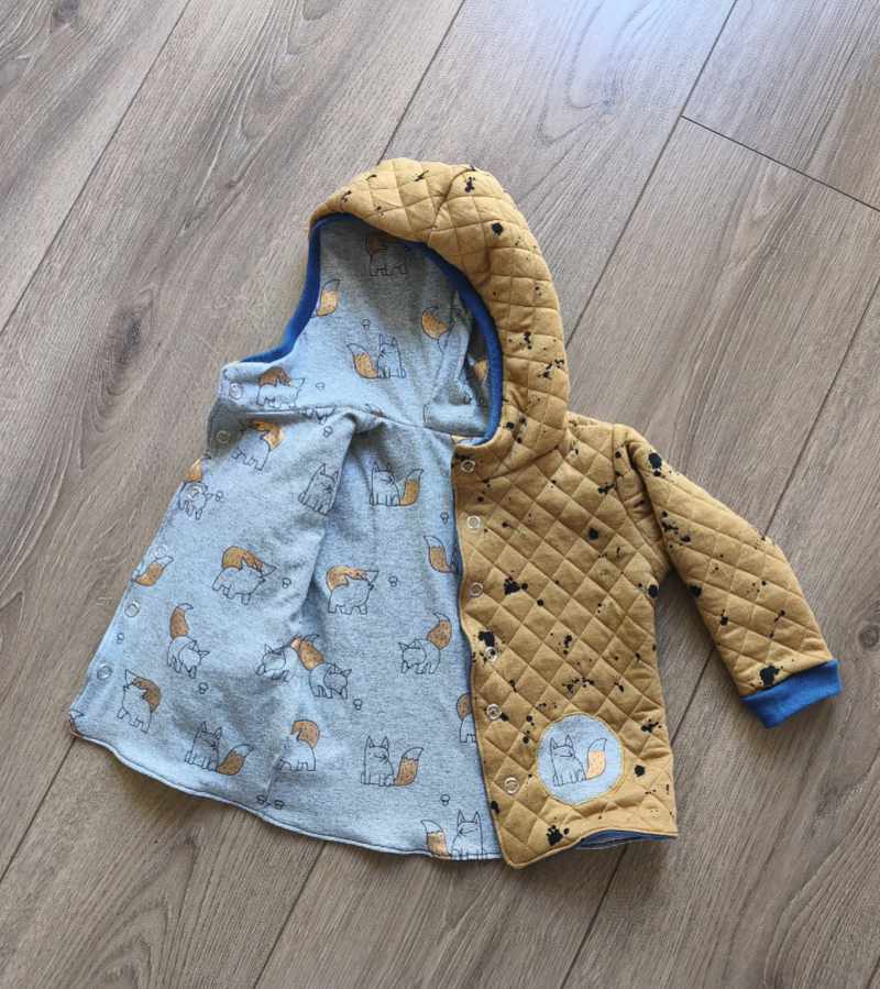 Genähte Wendejacke